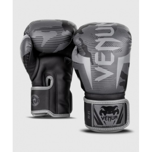 Боксерські рукавиці Venum Elite Black Dark Camo