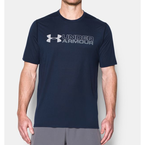 Футболка Under Armour Threadborne Wordmark Navy