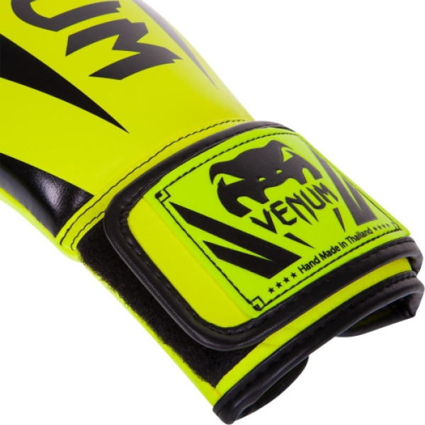 Боксерські рукавиці Venum Elite Boxing Gloves Neo Yellow