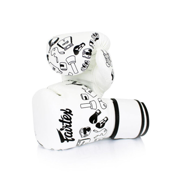Боксерські рукавиці Fairtex BGV14W Art Collections Graffiti White