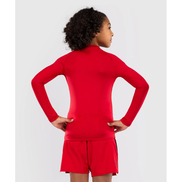 Дитячий рашгард Venum Contender Kids Rashguards Long Sleeves - Cherry Red