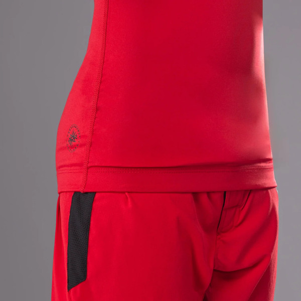 Дитячий рашгард Venum Contender Kids Rashguards Long Sleeves - Cherry Red