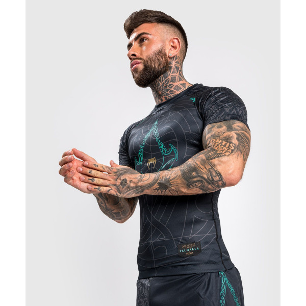 Рашгард з коротким рукавом Venum Assassin's Creed Reloaded Rashguard Short Sleeve Black