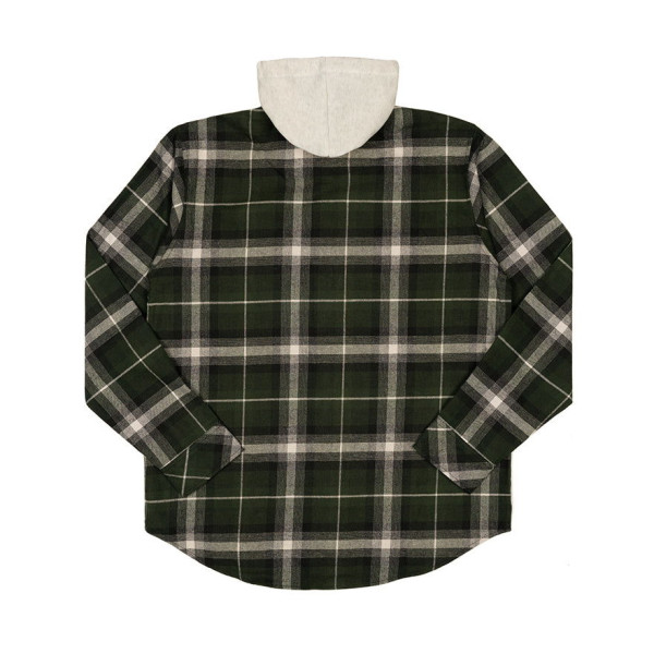 Сорочка Howitzer Stockade Hooded Flannel Green Black