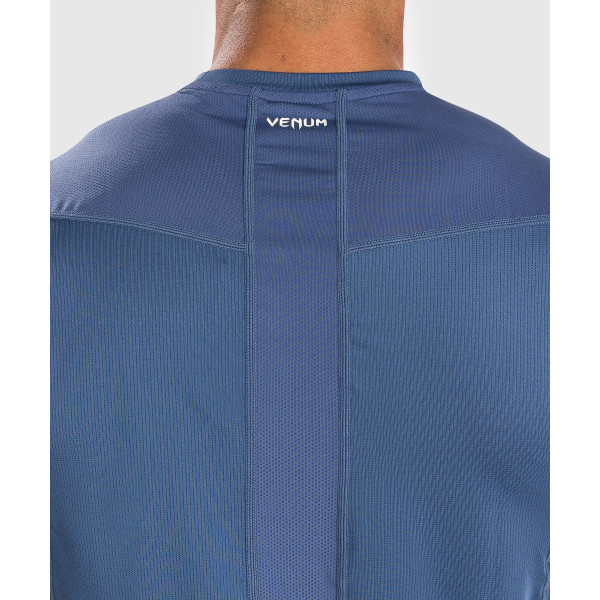 Тренувальна футболка Venum Attack Dry Tech Navy Blue