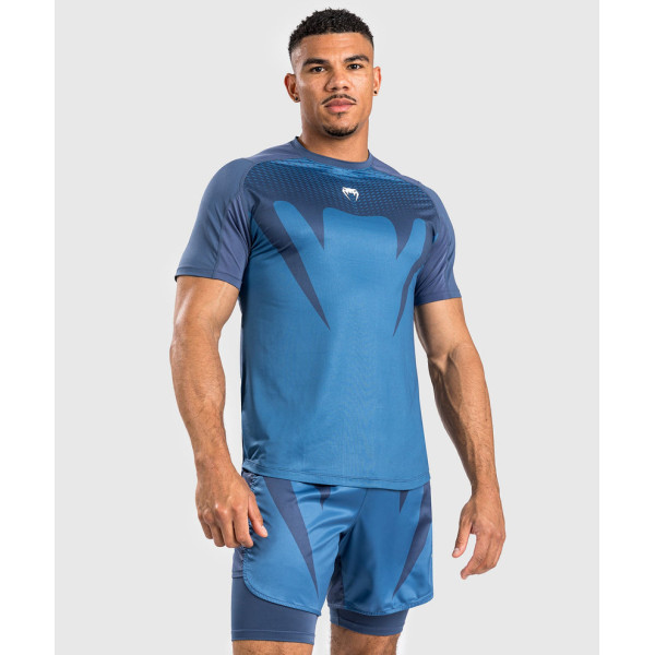 Тренувальна футболка Venum Attack Dry Tech Navy Blue