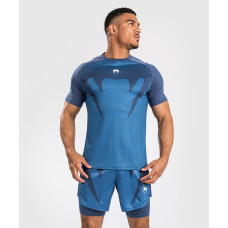 Тренувальна футболка Venum Attack Dry Tech Navy Blue