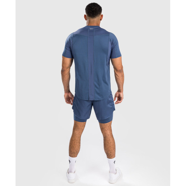 Тренувальна футболка Venum Attack Dry Tech Navy Blue