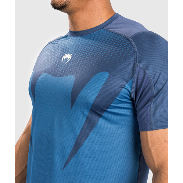 Тренувальна футболка Venum Attack Dry Tech Navy Blue