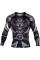 Рашгард Venum Gladiator 3.0 Rashguard Black White Long Sleeves