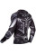 Рашгард Venum Gladiator 3.0 Rashguard Black White Long Sleeves