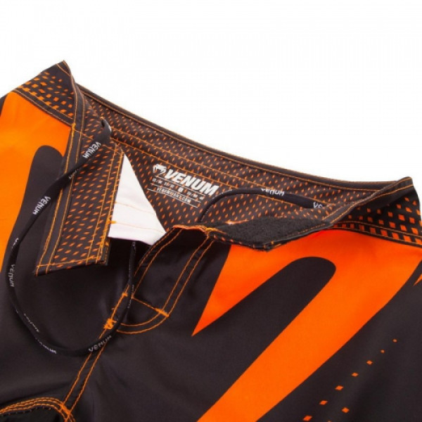 Шорти для MMA Venum Hurricane Fight Shorts Black Neo Orange