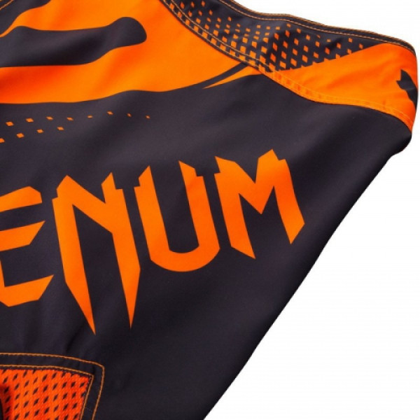 Шорти для MMA Venum Hurricane Fight Shorts Black Neo Orange