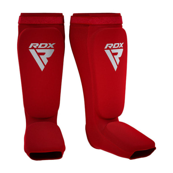 Захист гомілки RDX Hosieri Shin Instep Guard Red White