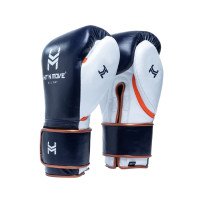 Боксерські рукавиці Hit N Move All Day Pro Gloves Hook and Loop Navy Blue