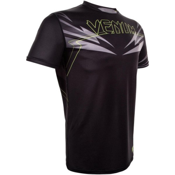 Футболка Venum Sharp 3.0 Dry Tech T-shirt Black Yellow