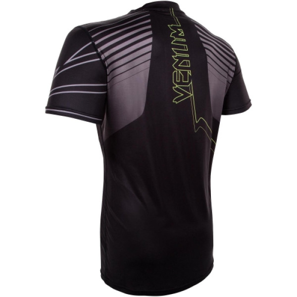 Футболка Venum Sharp 3.0 Dry Tech T-shirt Black Yellow