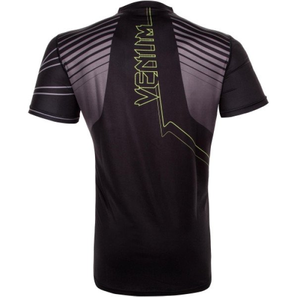 Футболка Venum Sharp 3.0 Dry Tech T-shirt Black Yellow
