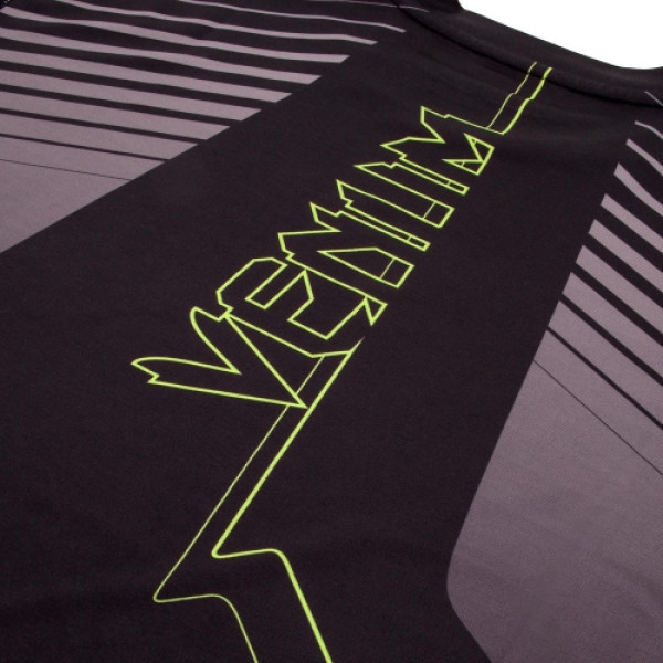 Футболка Venum Sharp 3.0 Dry Tech T-shirt Black Yellow