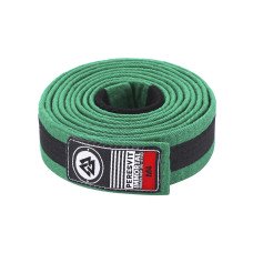 Дитячий пояс для кімоно Peresvit BJJ Belt Kid's Green Black Stripe