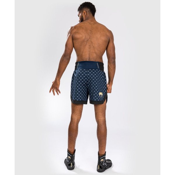 Боксерські шорти Venum Monogram Boxing Short Black Navy Blue
