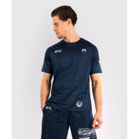 Футболка UFC Venum FIGHT WEEK 4.0 Men's Dry-Tech T-Shirt Blue