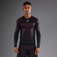 Рашгард Venum G-Fit Air Men's Long Sleeve Rashguard Deep Black Fire Red
