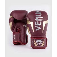 Боксерські рукавички Venum Elite Boxing Gloves - Burgundy Gold