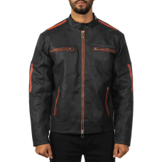 Куртка Affliction Black Bird Jacket Black Orange