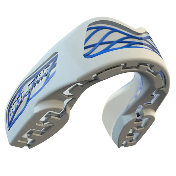 Капа SafeJawz Nitro Series White & Blue Adult