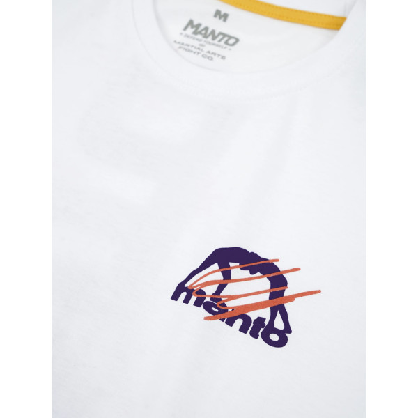 Футболка MANTO t-shirt VERTICAL white