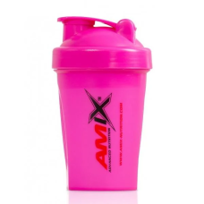 Пластиковий шейкер Amix Shaker Mini 400ml Neon Pink