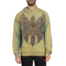 Худі Affliction Absolution Po Hood Vtg. Green Potassium Spay