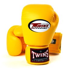 Дитячі боксерські рукавиці Twins Velcro BGVL3 Yellow