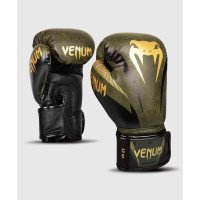 Боксерські рукавиці Venum Impact Boxing Gloves Khaki Gold