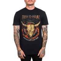 Футболка Affliction AC Midwest Run Black Lava Wash