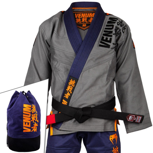 Кімоно Venum Challenger 4.0 BJJ Gi Grey Navy Blue