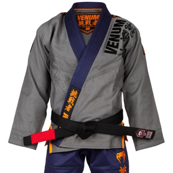 Кімоно Venum Challenger 4.0 BJJ Gi Grey Navy Blue