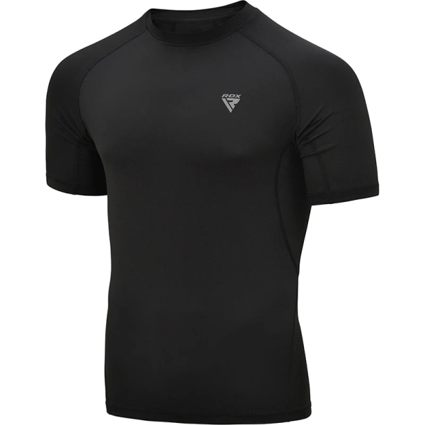 Рашгард RDX T15 Short Sleeve Rash Guard Black