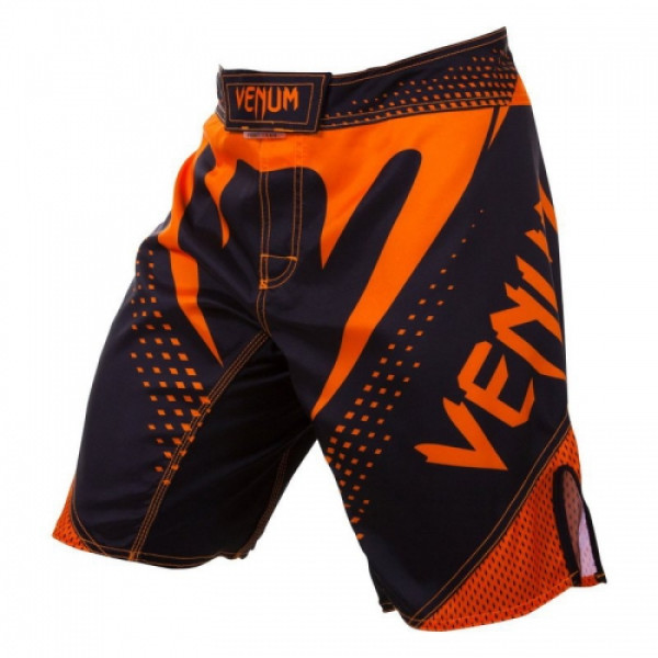 Шорти для MMA Venum Hurricane Fight Shorts Black Neo Orange