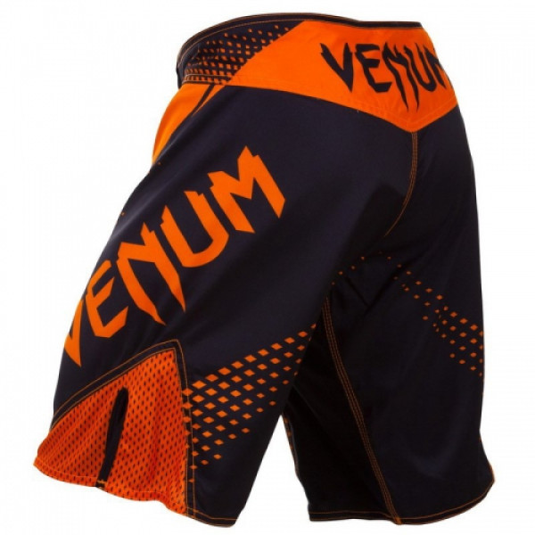Шорти для MMA Venum Hurricane Fight Shorts Black Neo Orange