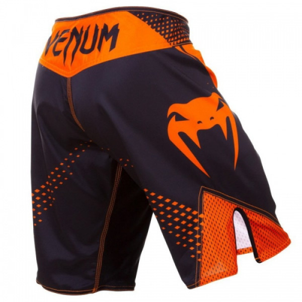 Шорти для MMA Venum Hurricane Fight Shorts Black Neo Orange