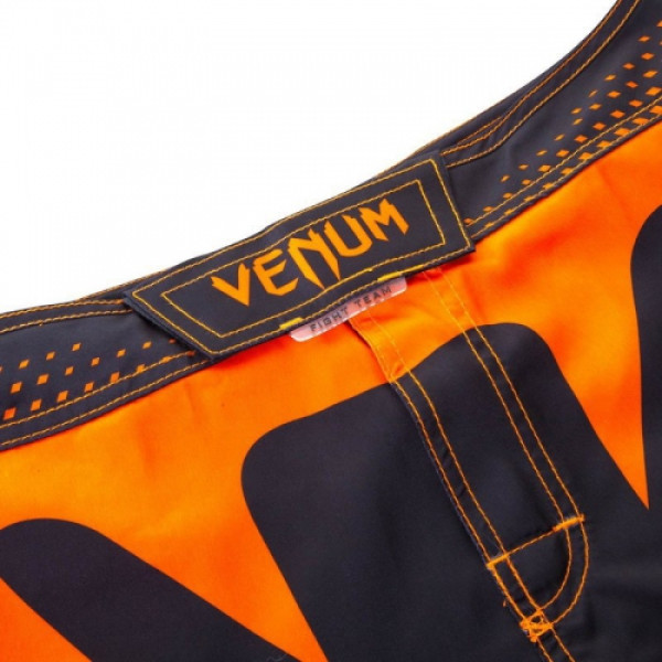 Шорти для MMA Venum Hurricane Fight Shorts Black Neo Orange
