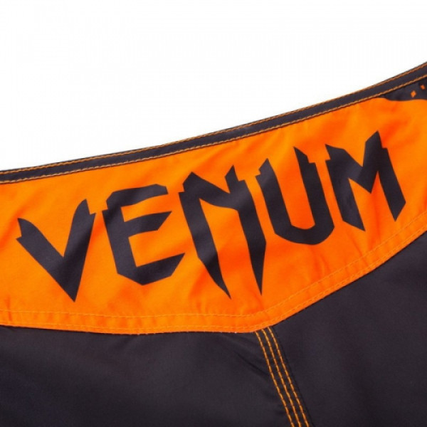 Шорти для MMA Venum Hurricane Fight Shorts Black Neo Orange