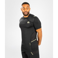 Тренувальна футболка Venum Fusion 2.0 Men Dry Tech T-Shirt Black Yellow