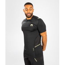 Тренувальна футболка Venum Fusion 2.0 Men Dry Tech T-Shirt Black Yellow