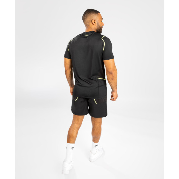 Тренувальна футболка Venum Fusion 2.0 Men Dry Tech T-Shirt Black Yellow