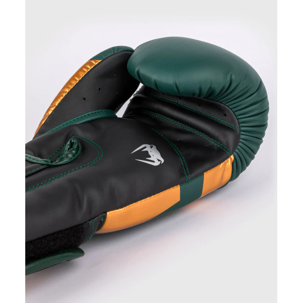 Боксерські рукавички Venum Elite Boxing Gloves - Green Bronze Silver
