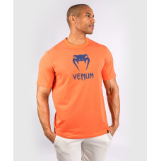 Футболка Venum Classic T-shirt Orange Navy Blue