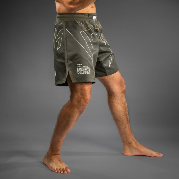 Шорти для ММА Venum Serpenti Fightshorts Khaki Bronze Ivory